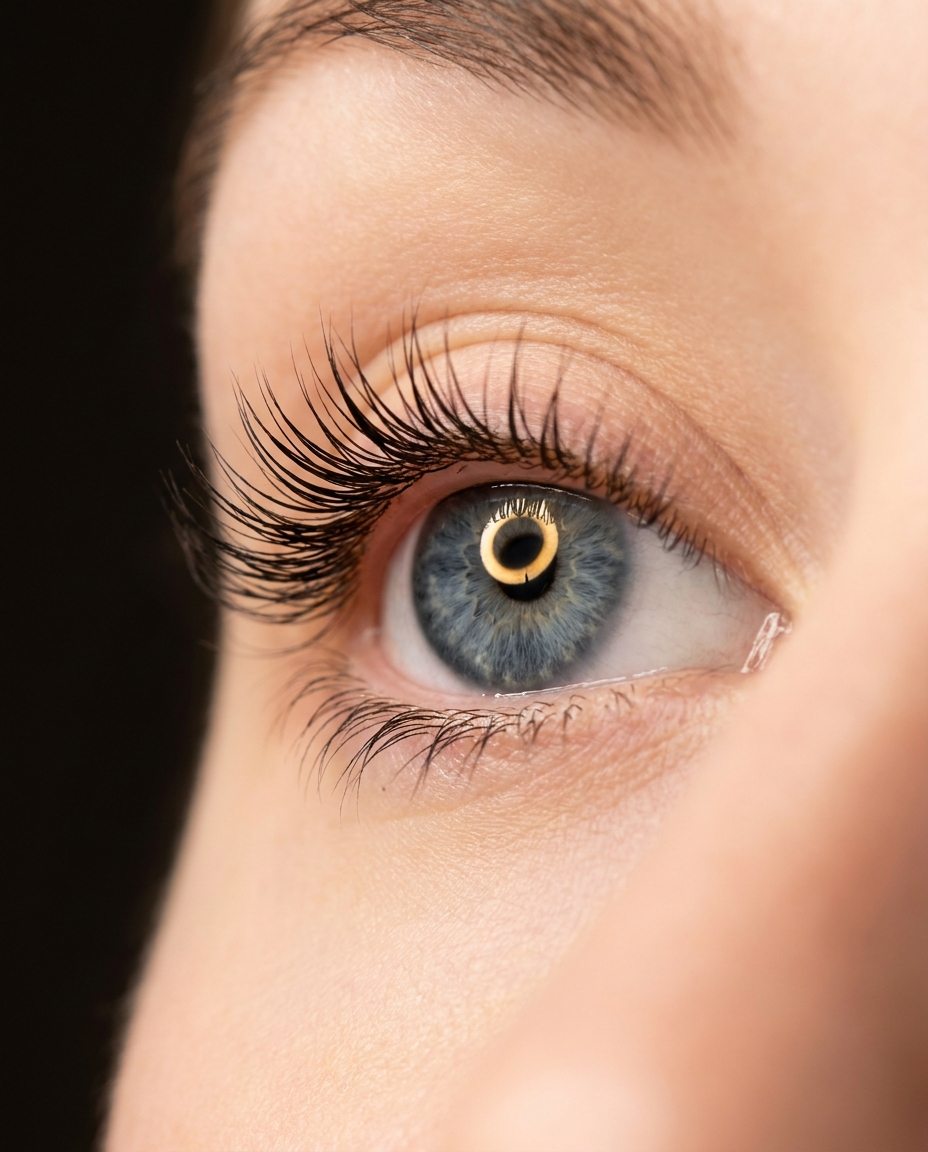 Lashlifting Nahaufnahme